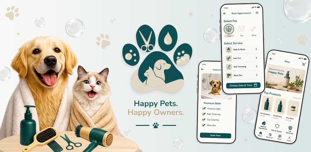 GrooMe with love — perros, gatos, conejos, todas las mascotas